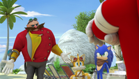 SB S1E20 Eggman Tails Sonic why Knuckles
