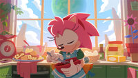 Sonic Channel - Valentine's Day 2023. Art by Yui Karasuno.