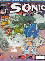 Sonic the Comic #205 (April 2001). Art by Richard Elson.
