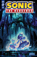 Sonic the Hedgehog #68 (January 2024). Art by Nathalie Fourdraine.