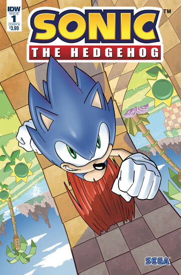 Sonic the Hedgehog 10 (IDW Publishing) Cover B by IdeaFan128 on