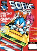 Sonic the Comic #85 (August 1996). Art by Carl Flint.