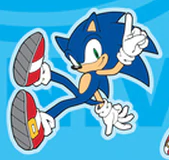 Stock art 2D Sonic number 1