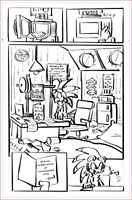 Page twenty-nine layouts. Art by Ian Mutchler.