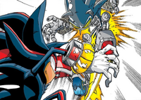 sonic the hedgehog, shadow the hedgehog, super sonic, and super shadow ( sonic) drawn by nova-rpv