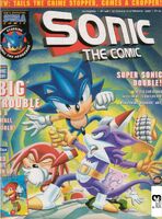 Sonic the Comic #148 (January 1998). Art by Mick McMahon and John M Burns.