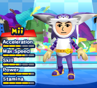 Mii costume from Mario & Sonic at the London 2012 Olympic Games.