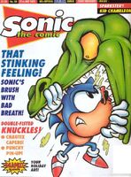 Sonic the Comic #56 (July 1995). Art by Carl Flint.