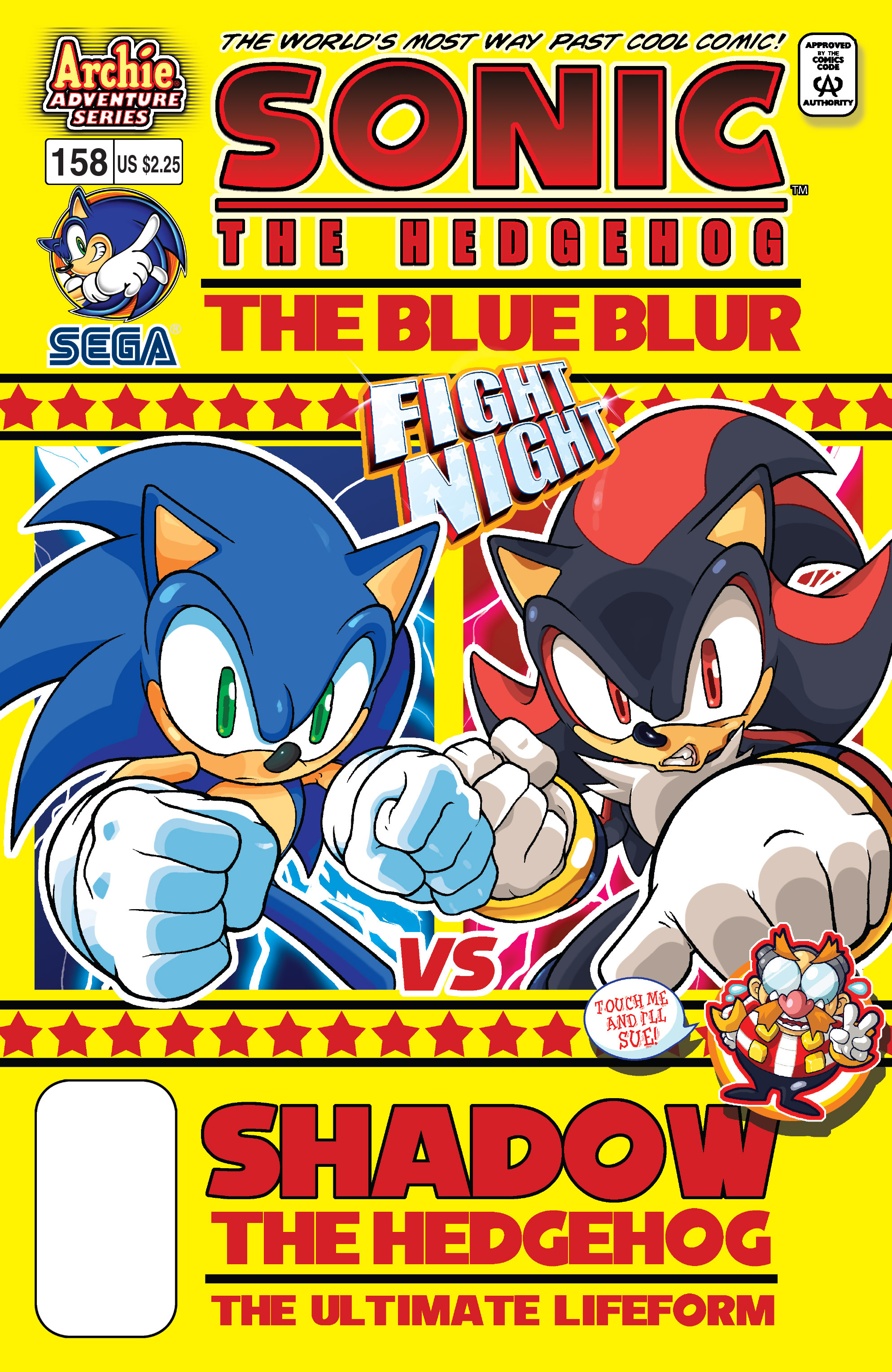 Sonic the Hedgehog Poster #15 Sonic and Tails vs Dr. Robotnik Frontiers Movie  3