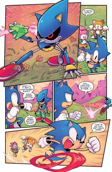 Metal Sonic Revealed  Sonic IDW 5 - 8 