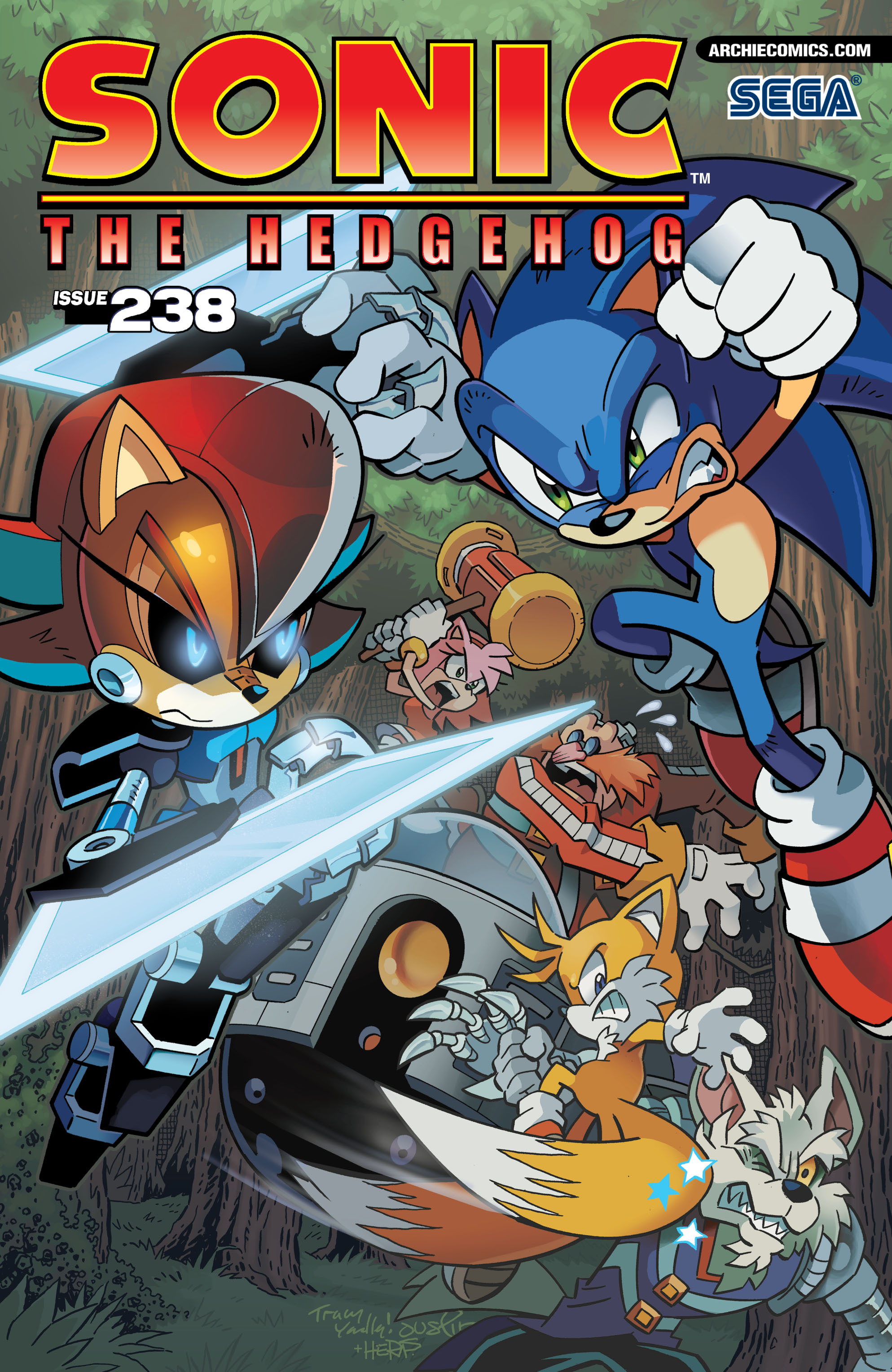 SONIC The HEDGEHOG Comic Book Issue #241 November 2012 AMY ROSE