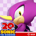 Sonic 20th Anniversary Twitter icon