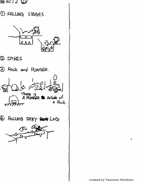 First set of notes to Zone 1, Act 2, page 1.