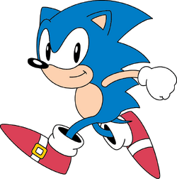 Sonic the Hedgehog Classic Sonic · Creative Fabrica