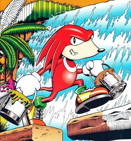 Knuckles the Echidna (Sonic Adventures), Sonic Wiki Zone