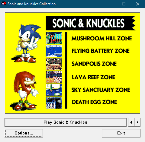 Sonic & Knuckles Collection - PCGamingWiki PCGW - bugs, fixes