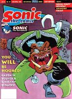 Sonic the Comic #49 (April 1995). Art by Nigel Kitching.
