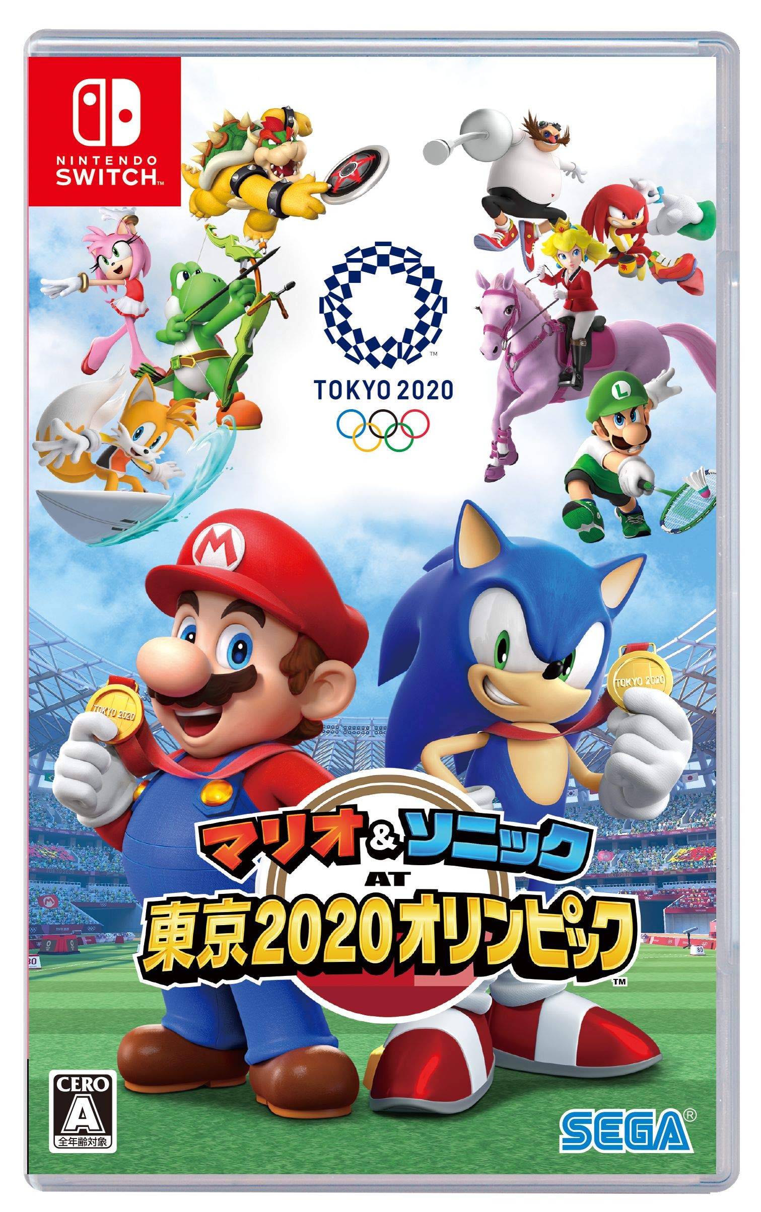 nintendo switch mario and sonic at the olympic games tokyo 2020