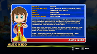 Alex's profile in Sonic & Sega All-Stars Racing.