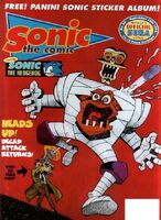 Sonic the Comic #34 (September 1994). Art by Nigel Kitching.