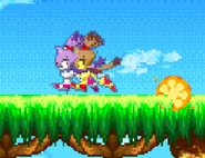 Boost Mode Blaze w Sonic Rush