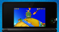 Zomom facing Sonic on the Nintendo 3DS version of Sonic Lost World.