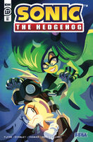 Sonic the Hedgehog #27 (March 2020). Art by Nathalie Fourdraine.
