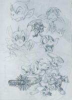 Concept art by Satoshi Okano.