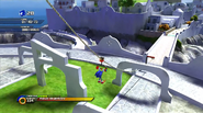 The Zip Line in the Xbox 360/PlayStation 3 version of Sonic Unleashed.