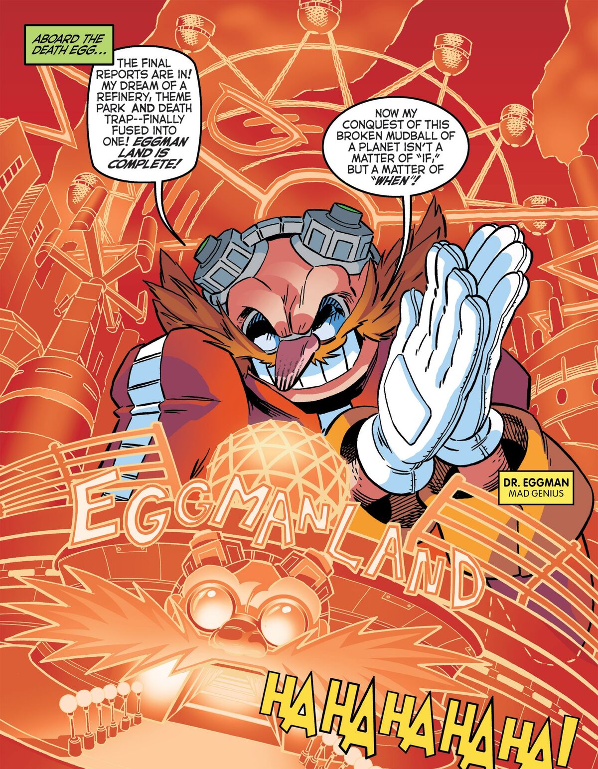 Eggman Land Archie Sonic Wiki Zone Fandom