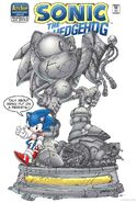 Sonic the Hedgehog #63 (October 1998). Art by Patrick Spaziante and Harvey Mercadoocasio.