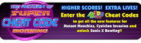 Cheat code banner, from 4Kids TV website