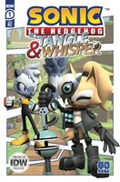 Sonic the Hedgehog: Tangle and Whisper #1 (reprint; July 2020, cover RE). Art by Zoey Smith.