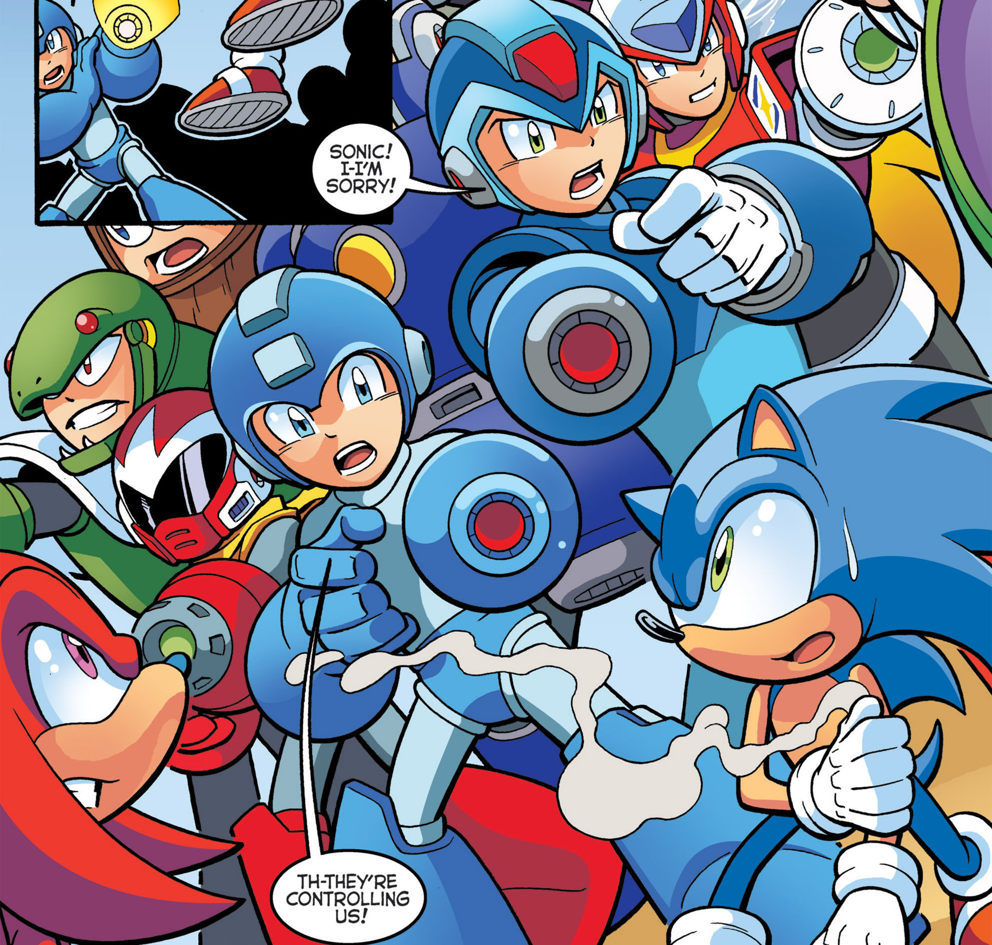 mega man and sonic scene creator