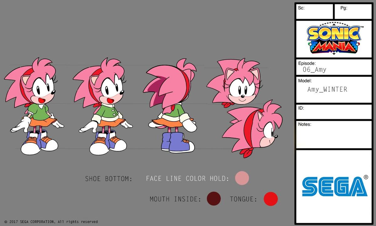 Amy Rose Classic Gallery Sonic News Network Fandom