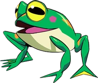 Froggy, from Team Sonic Racing Overdrive.