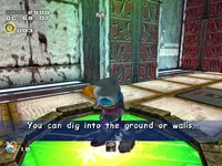 Rouge obtaining the Pick Nails, from Sonic Adventure 2