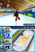 Mario Sonic Olympic Winter Games Gameplay DS 023