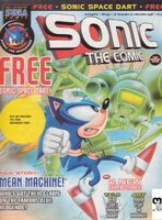 Sonic the Comic #143 (December 1998). Art by Mick McMahon and John M Burns.