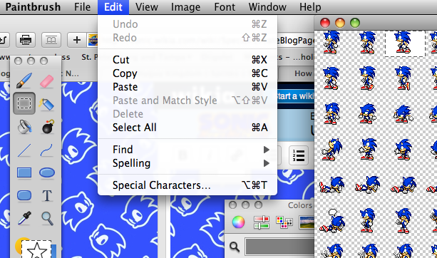 Making Use Of The Sonic Sprites - Comic Studio