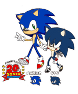 Sonic and Cesar. Father and Son