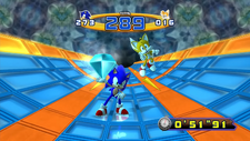 Sonic 4 Episode II Sonic and Tails with Chaos Emerald