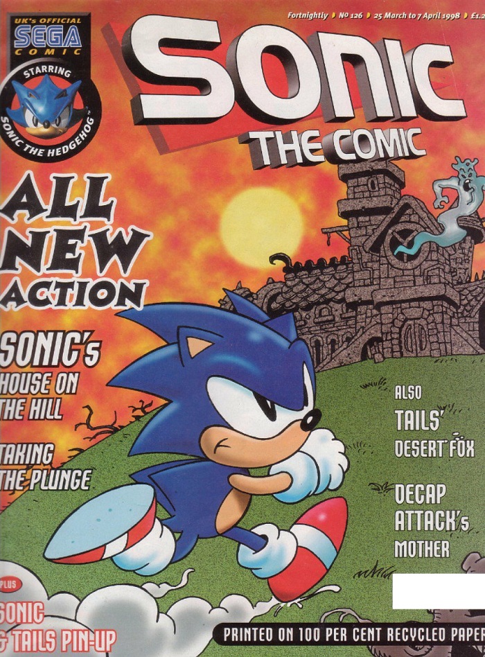 Comic of Fleetway Sonic  Sonic the Hedgehog! Amino