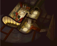 One of the railway tunnels in Metropolis' underground