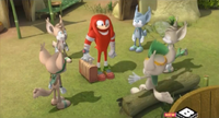 Knuckles tries to join the Gogobas.