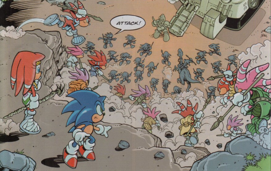 War of the Rose, Sonic the Comic Wiki