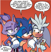 IDW 12 Sonic Blaze Silver