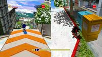 Use of the Ramps in the stage can give the player a big lead.