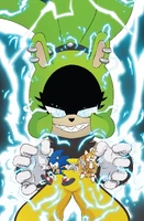 Cover B colors. Art by Dan Schoening. Colors by Luis Antonio Delgado.