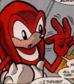 Knuckles without his glove